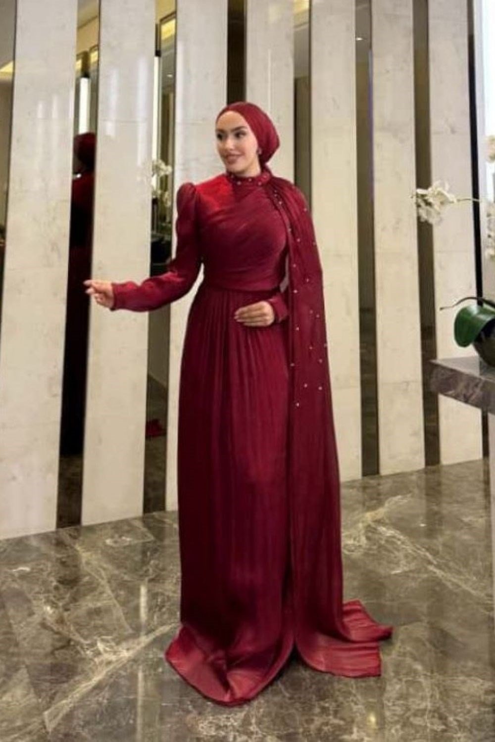 Peri Abiye Bordo 46620 