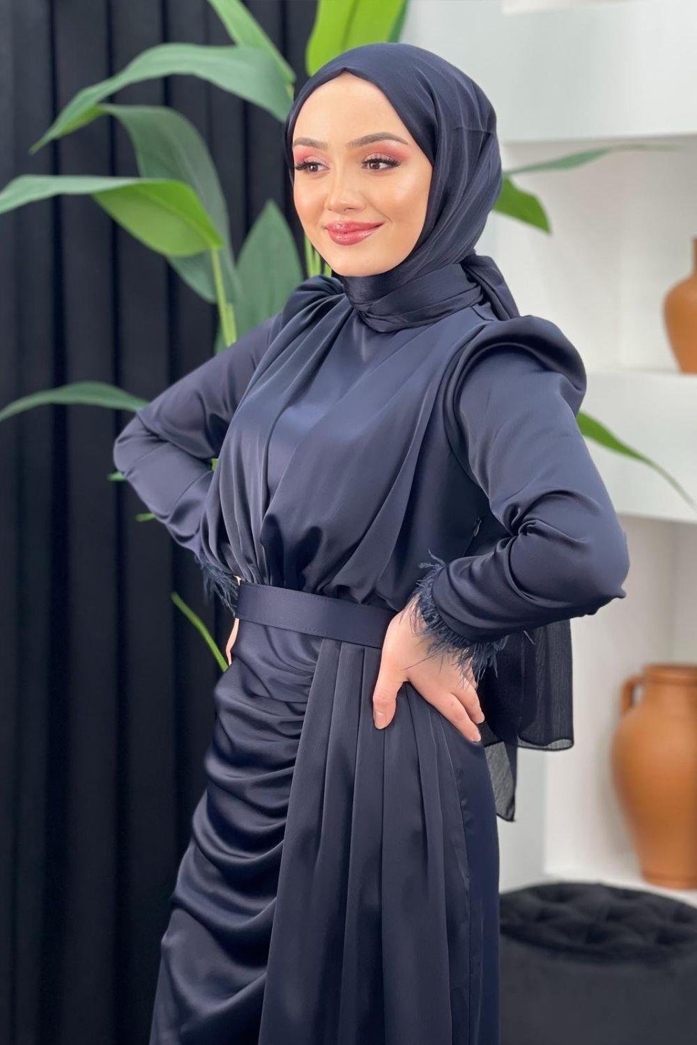 Senda Abiye Lacivert 46810 