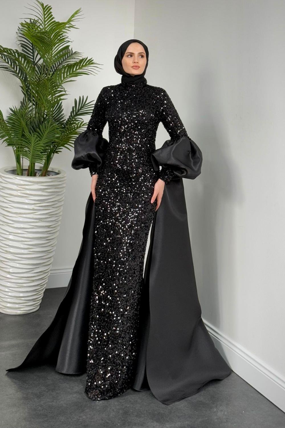 Ilgın Abiye Siyah 4682 