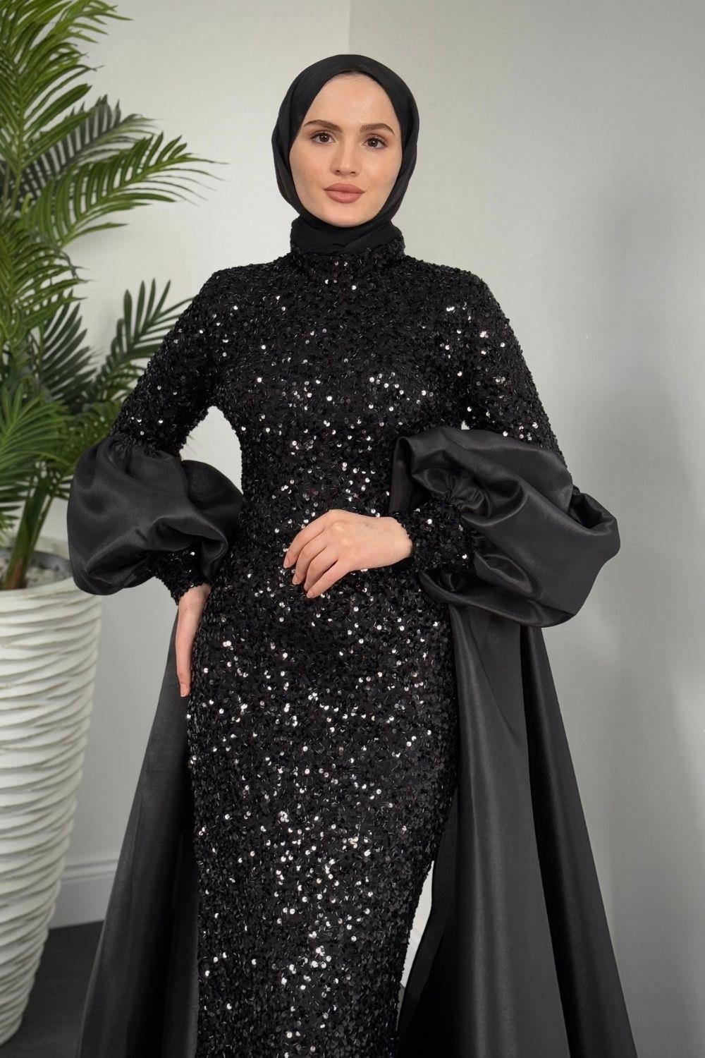 Ilgın Abiye Siyah 4682 