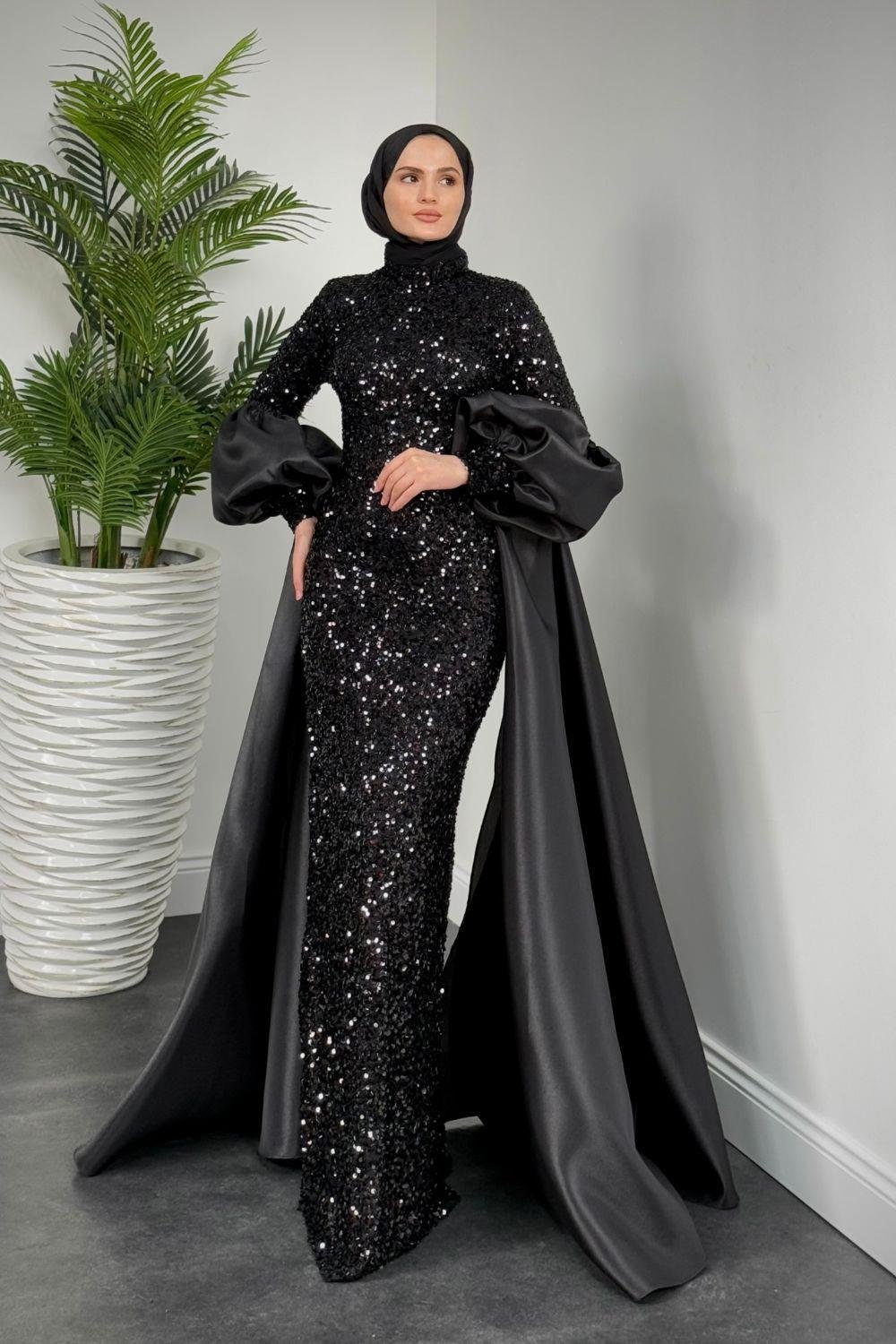 Ilgın Abiye Siyah 4682 