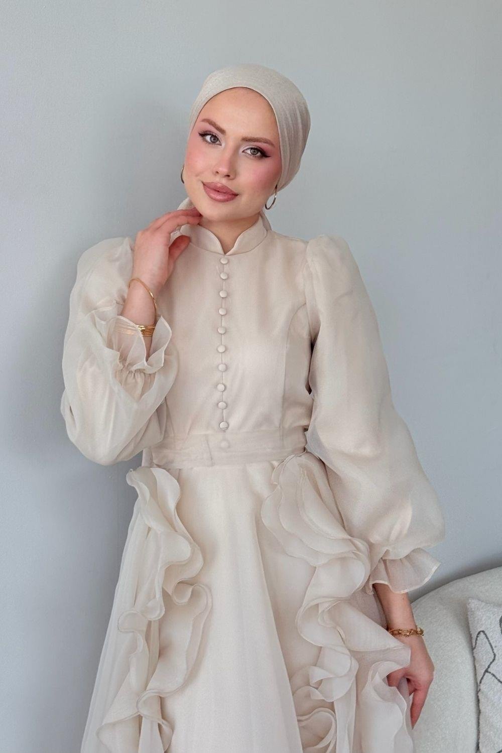 Samira Janjan Abiye Ekru 4683 