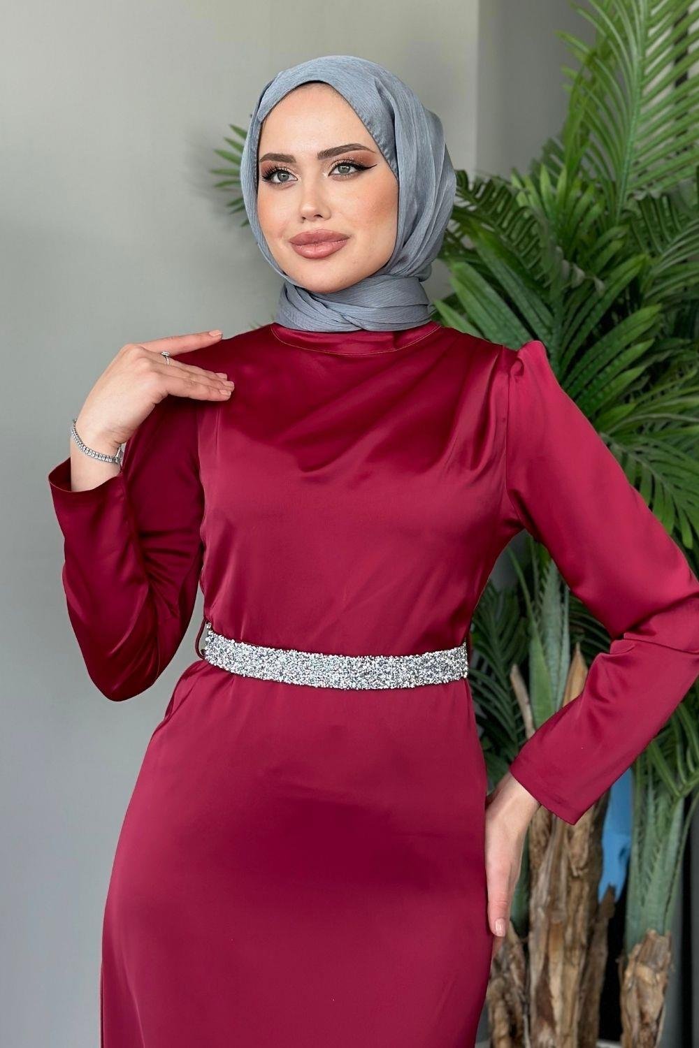 Deren Abiye Bordo 4765 