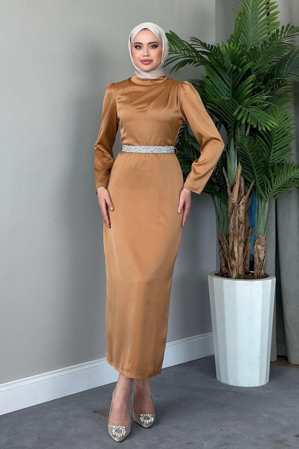 Deren Abiye Camel 4765 