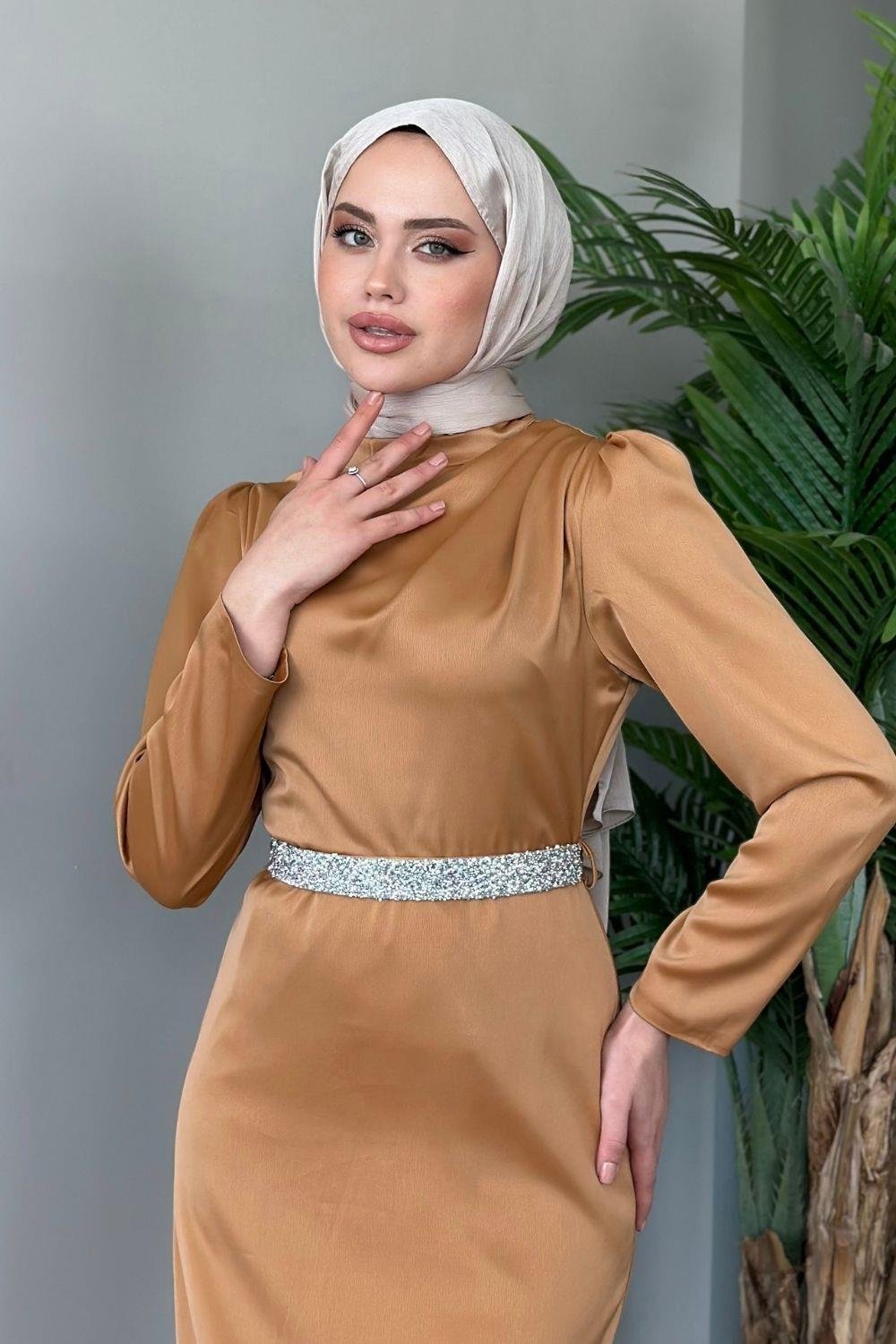 Deren Abiye Camel 4765 