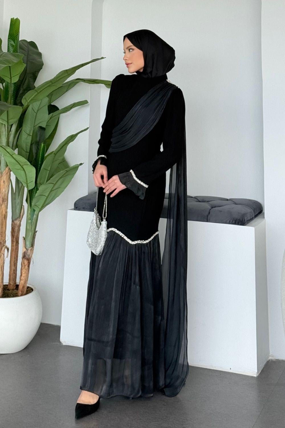 Derin Abiye Siyah 4858 