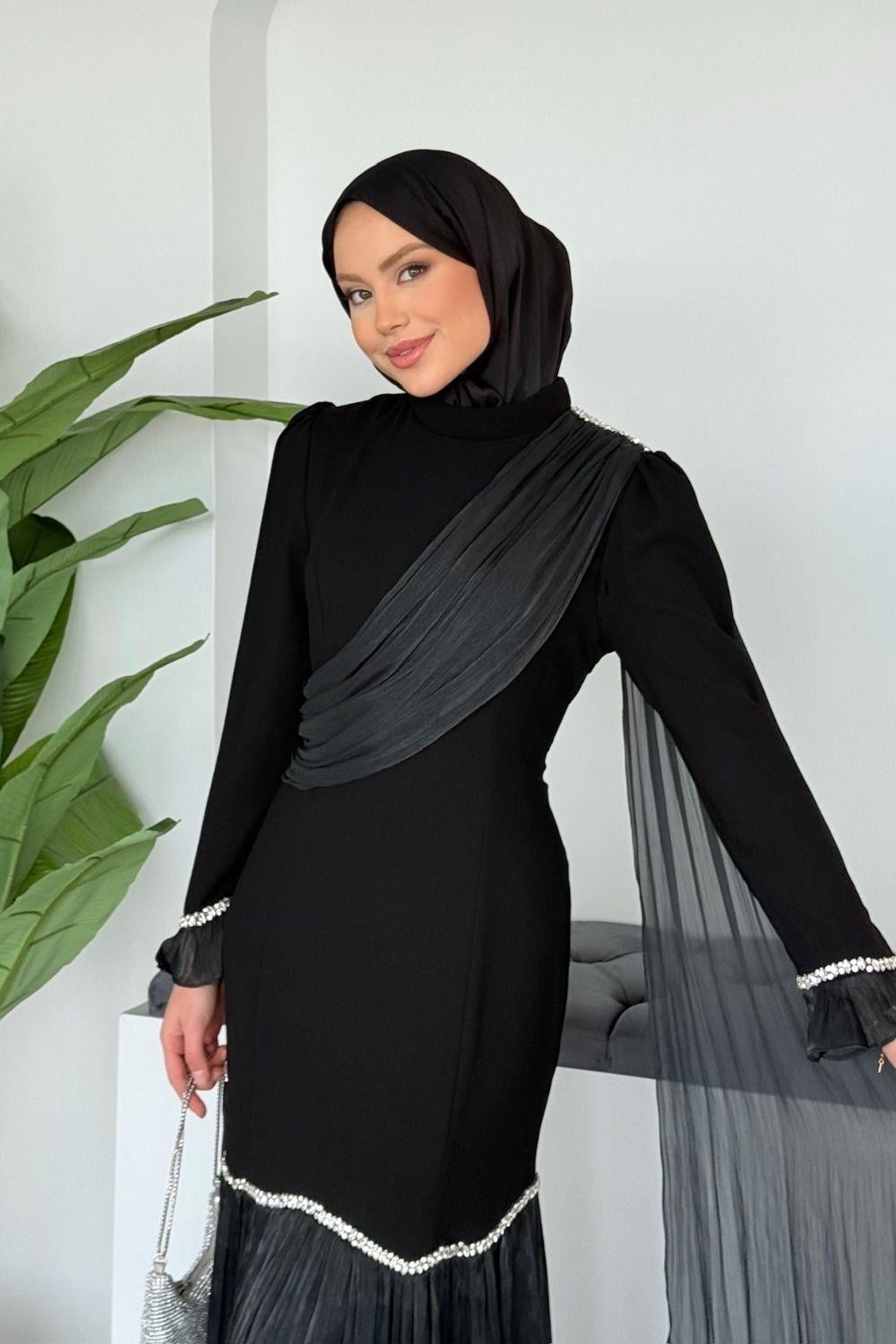 Derin Abiye Siyah 4858 