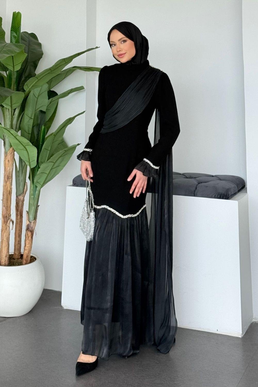 Derin Abiye Siyah 4858 