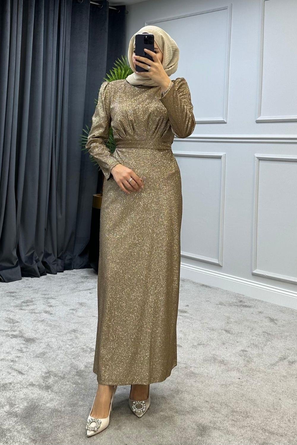 Açelya Abiye Gold 4877 