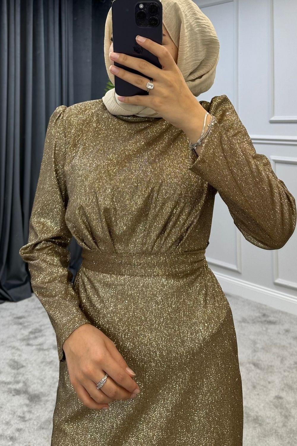 Açelya Abiye Gold 4877 