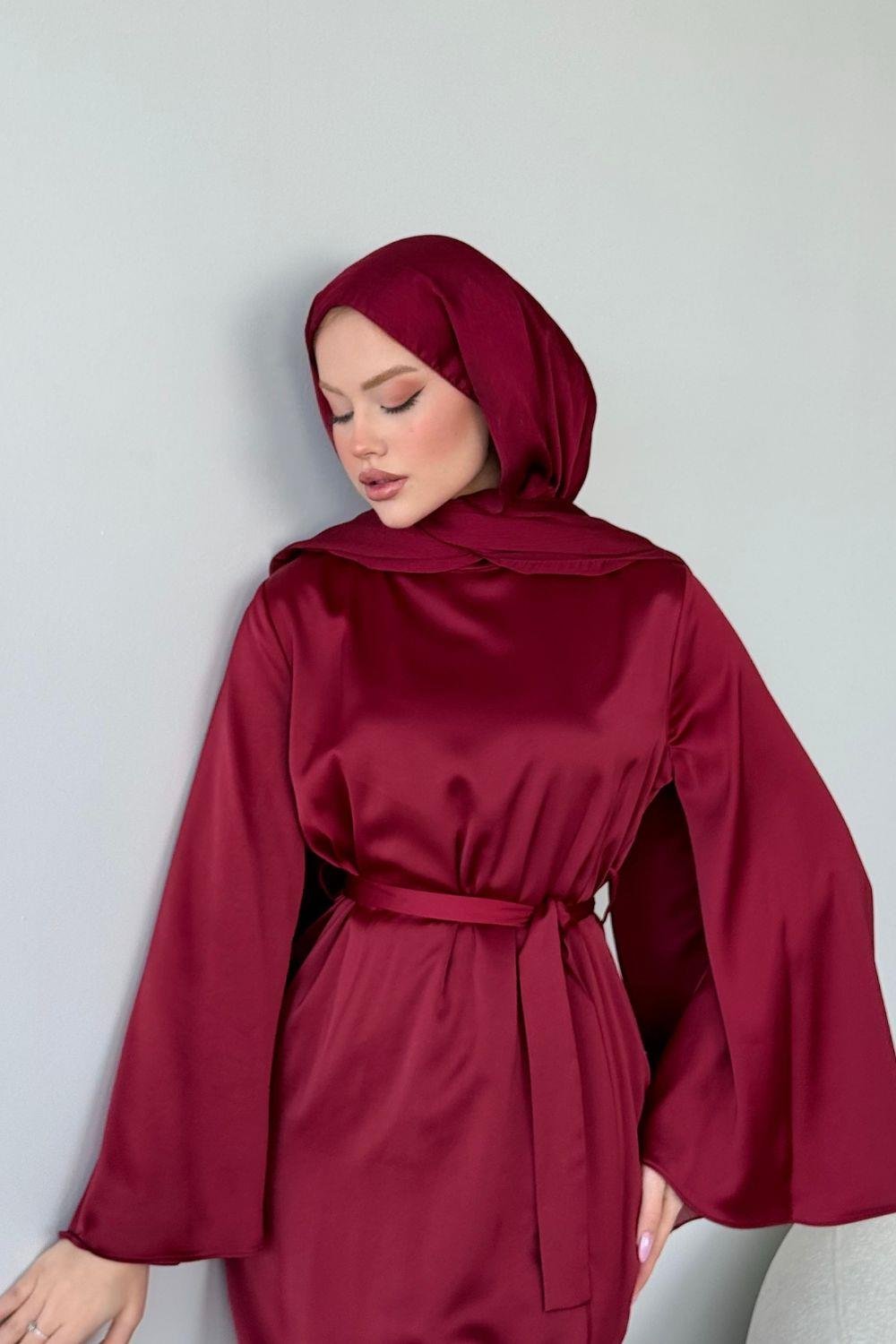 Bear Saten Abiye Bordo 4901 