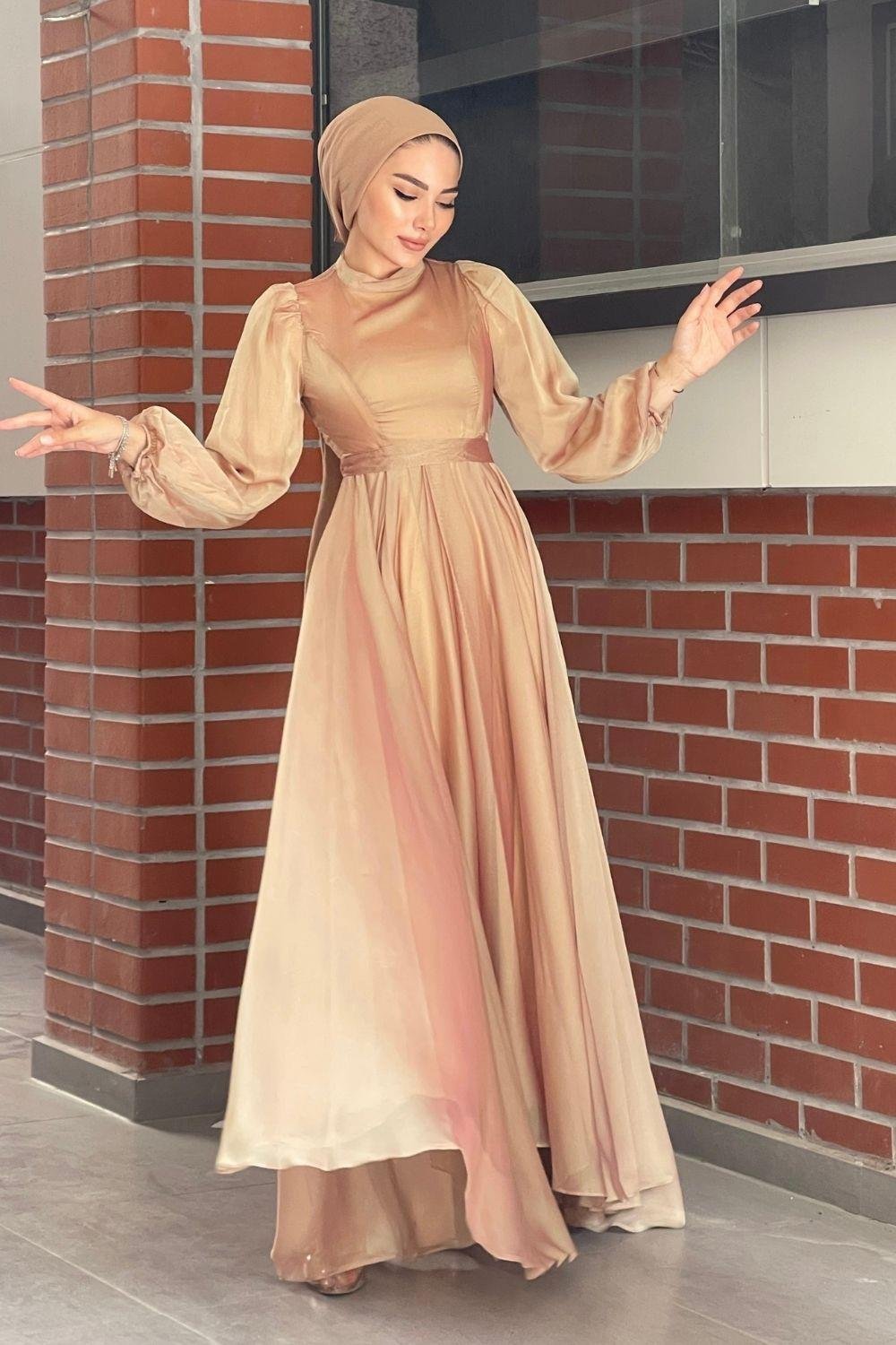 Kuyruklu Jan Jan Abiye Gold 5023 