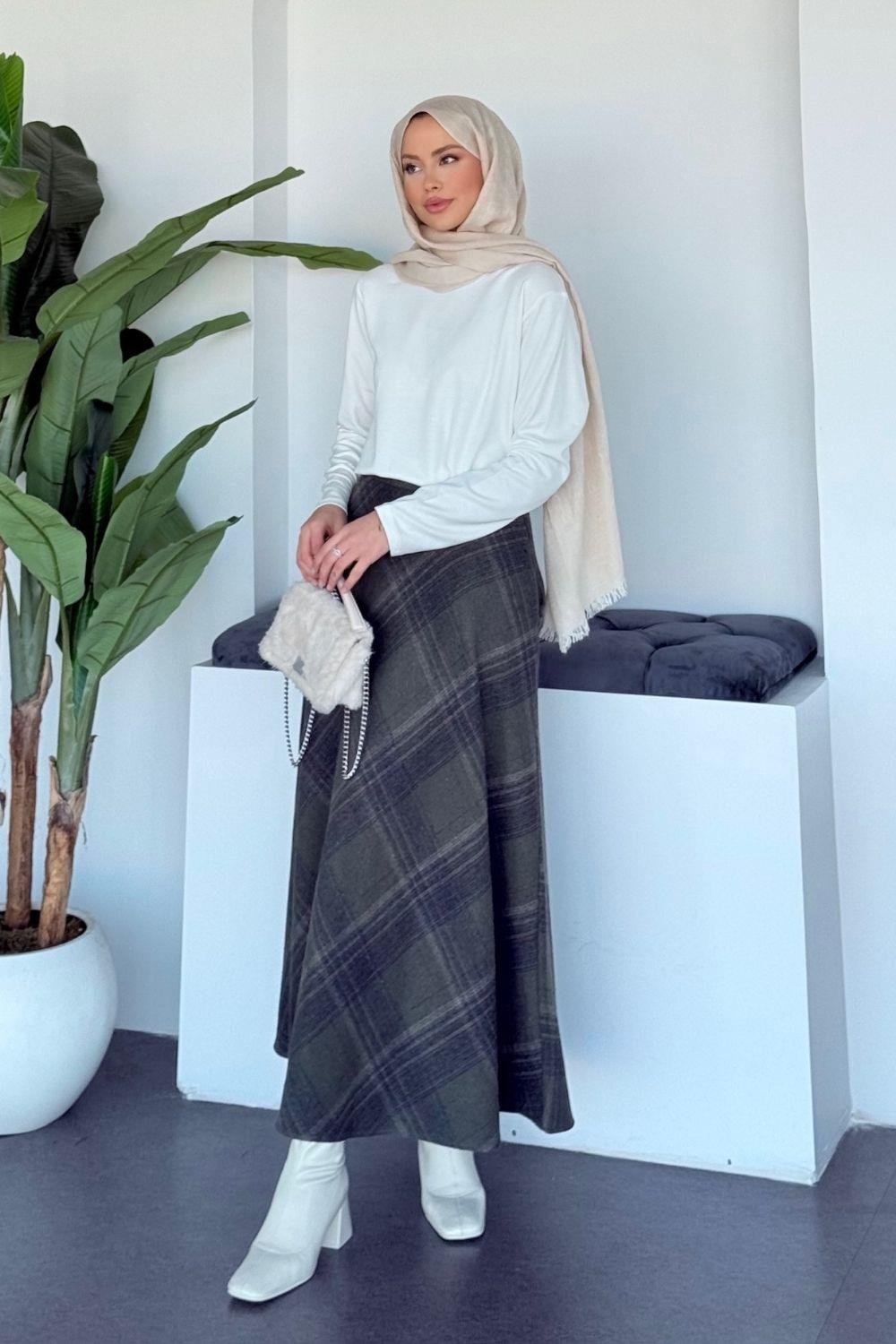 İdil Etek Haki 5024 