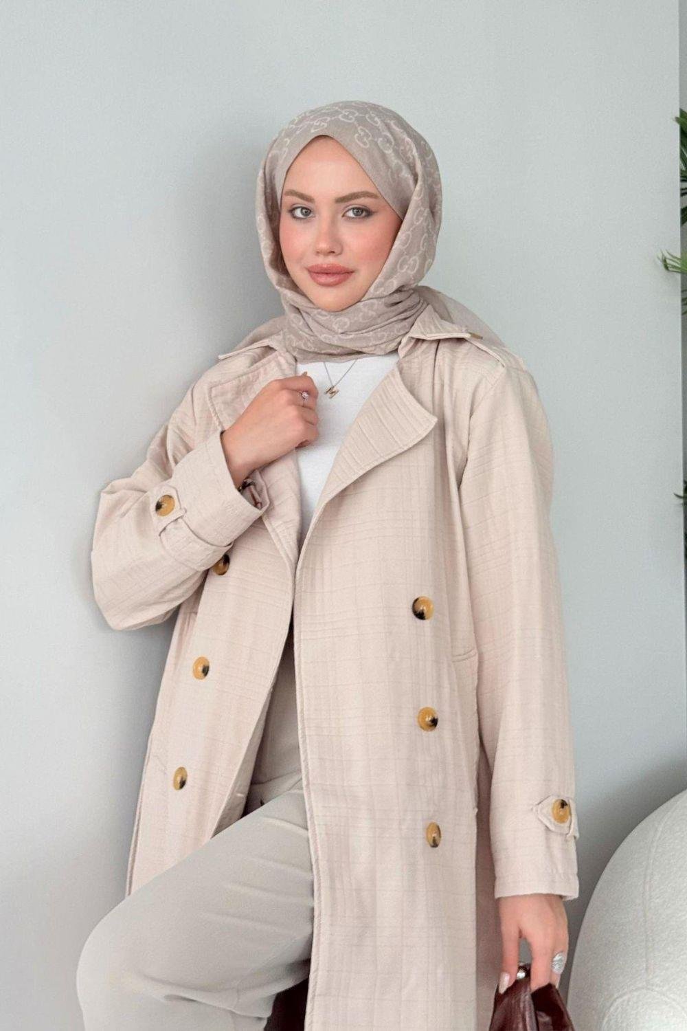 Noure Kapitone Trenç Bej 50250 