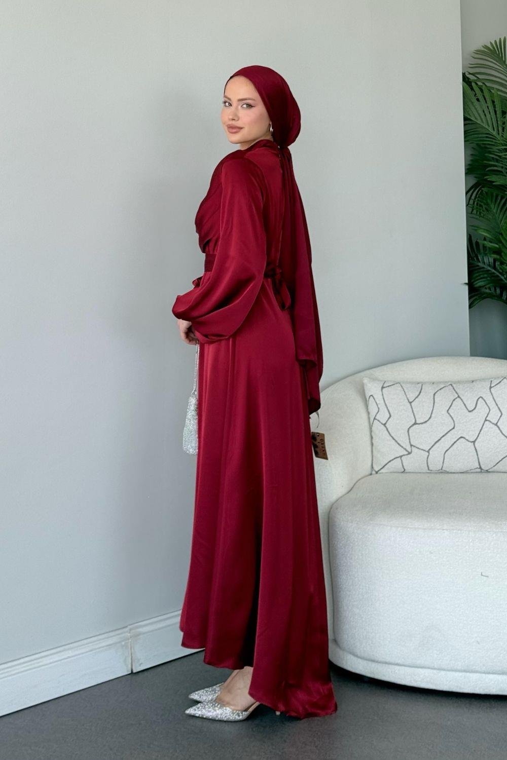 Taşkın Abiye Bordo 50350 