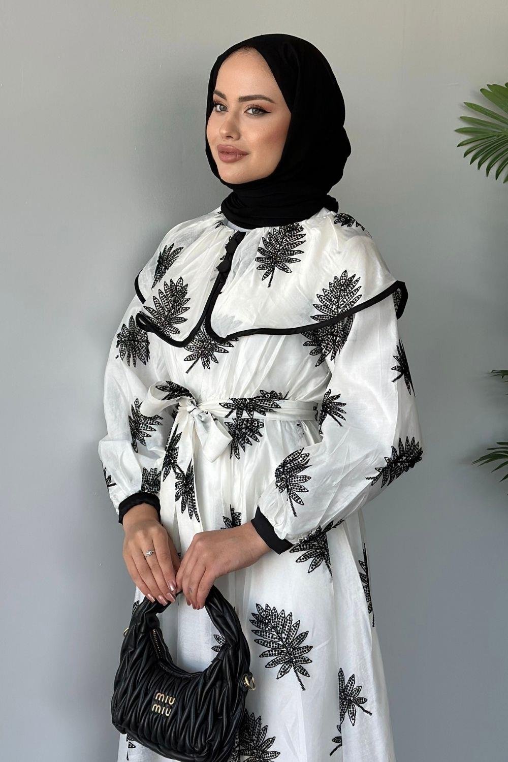 Eftalya Elbise Siyah 5073 