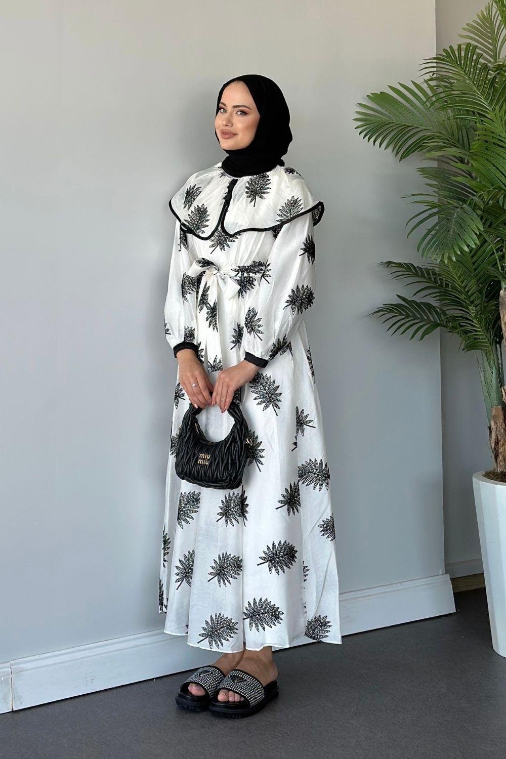 Eftalya Elbise Siyah 5073 