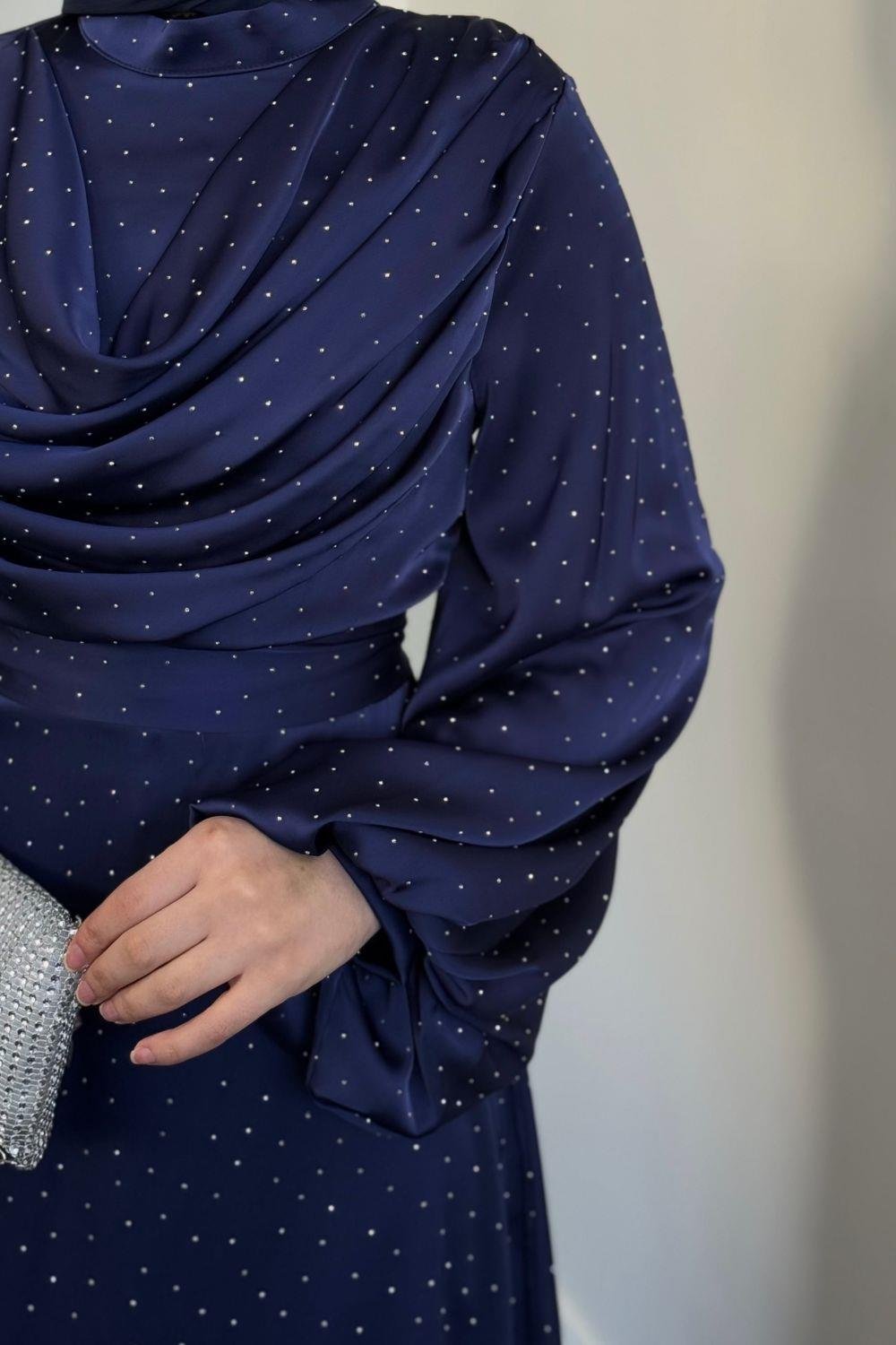 Ayşin Abiye Lacivert 5100 