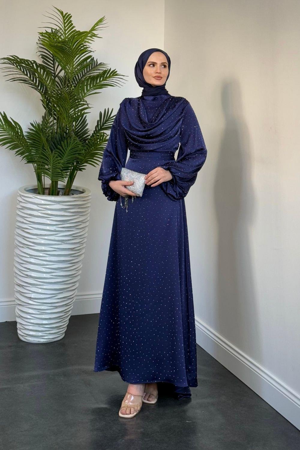 Ayşin Abiye Lacivert 5100 