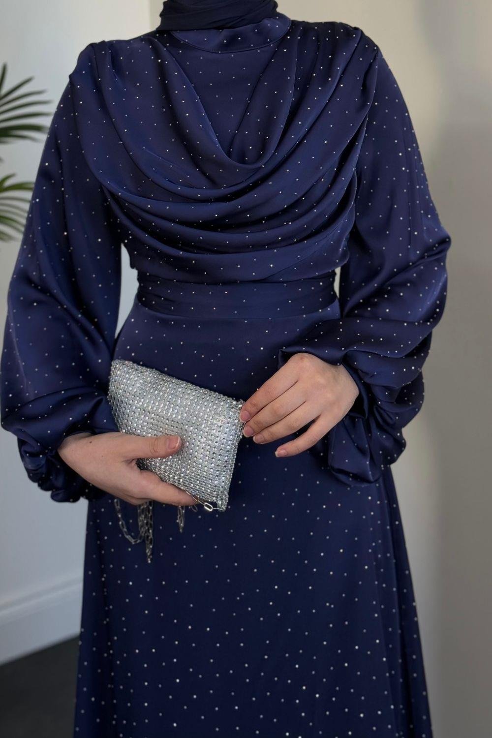 Ayşin Abiye Lacivert 5100 