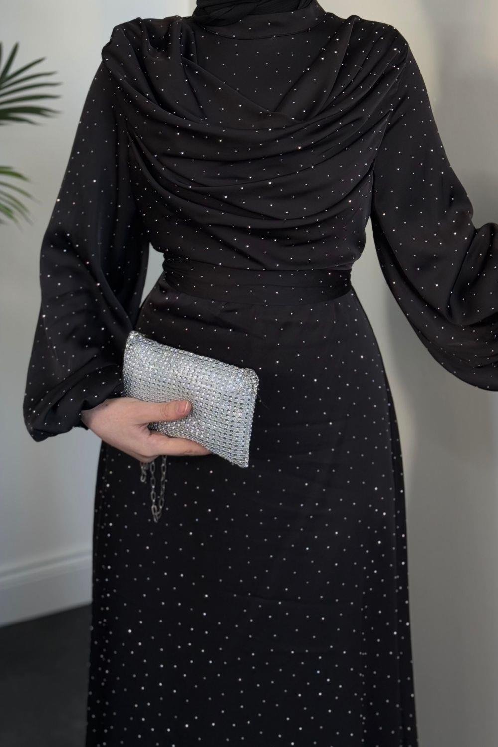 Ayşin Abiye Siyah 5100 