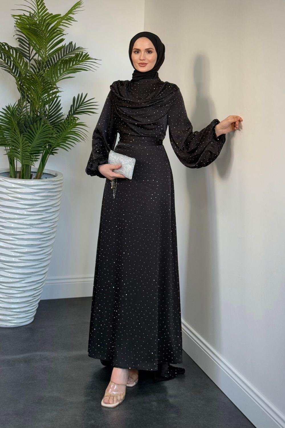 Ayşin Abiye Siyah 5100 