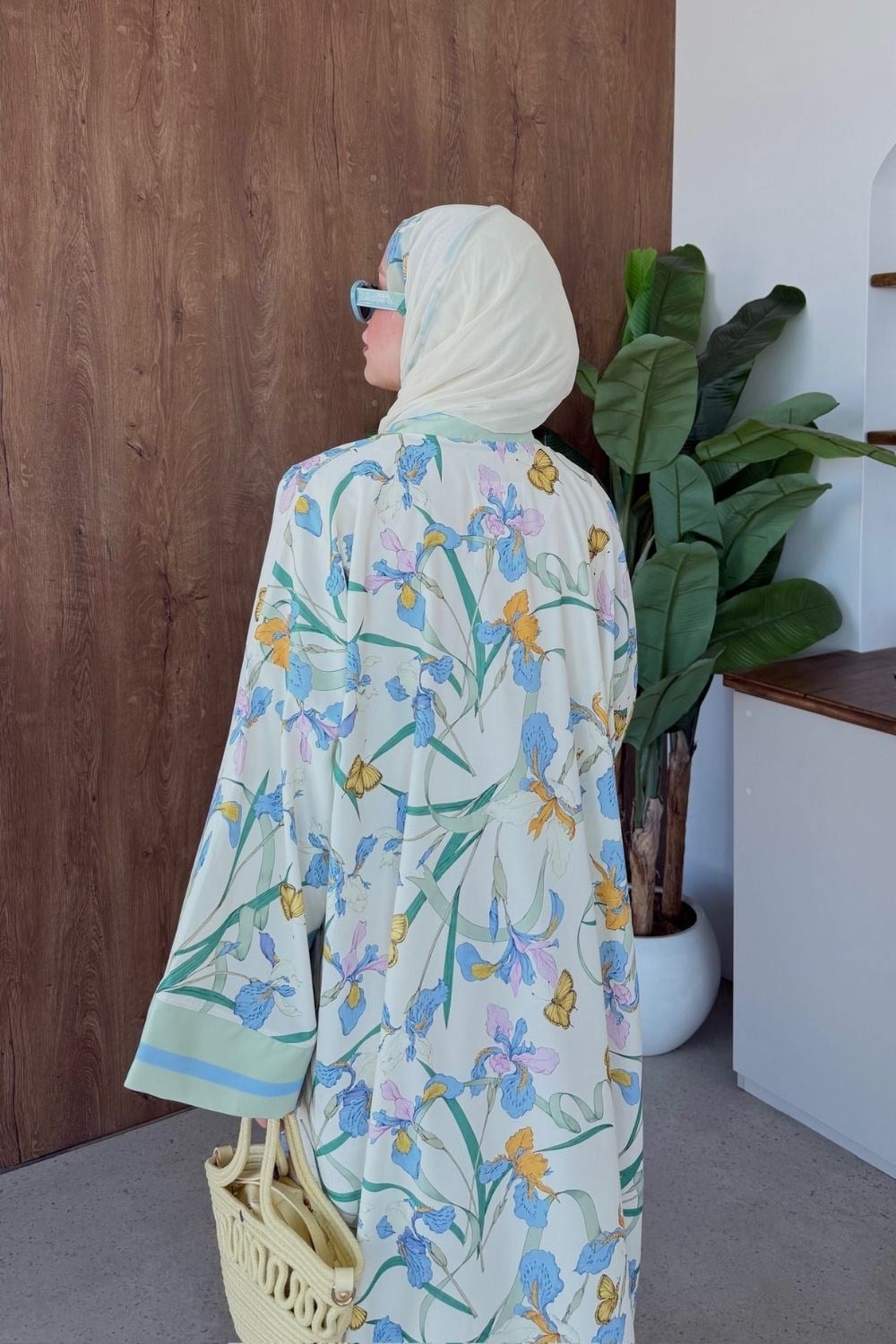 Gülce Şallı Kimono Mint 5203 