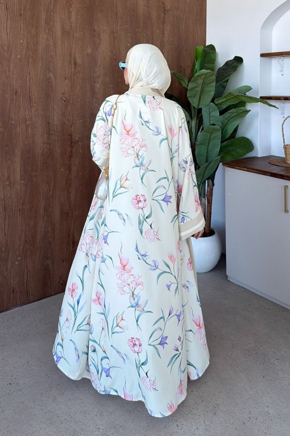 Gülce Şallı Kimono Sarı 5203 