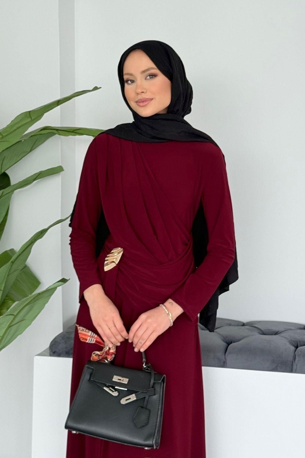 Sandy Elbise Bordo 5491 