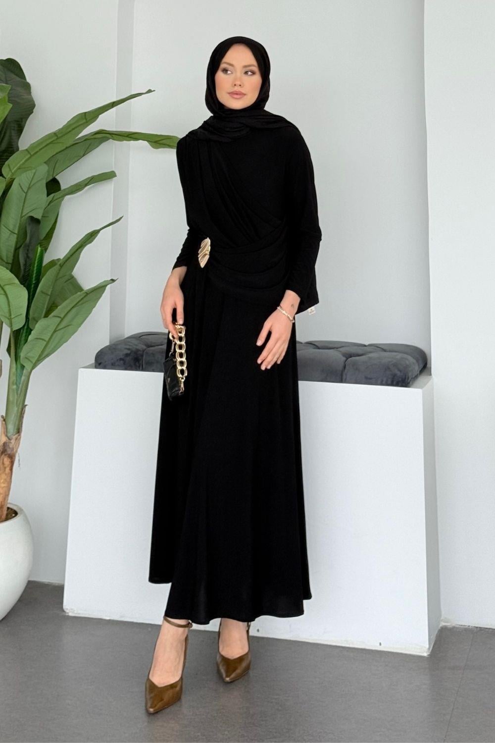 Sandy Elbise Siyah 5491 