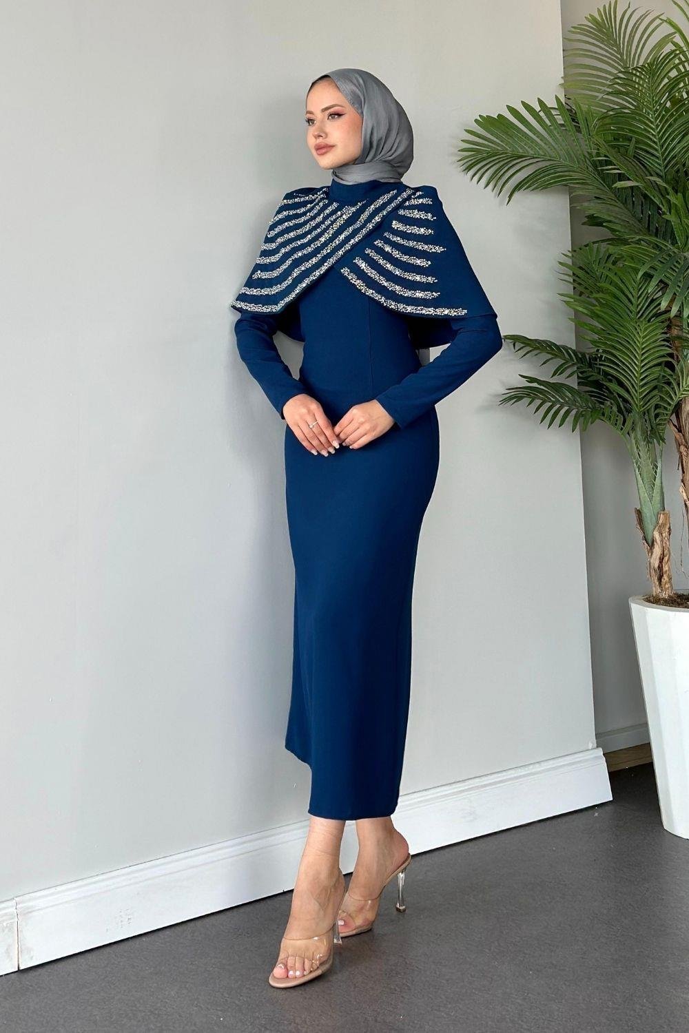 Sonay Abiye Lacivert 5787 