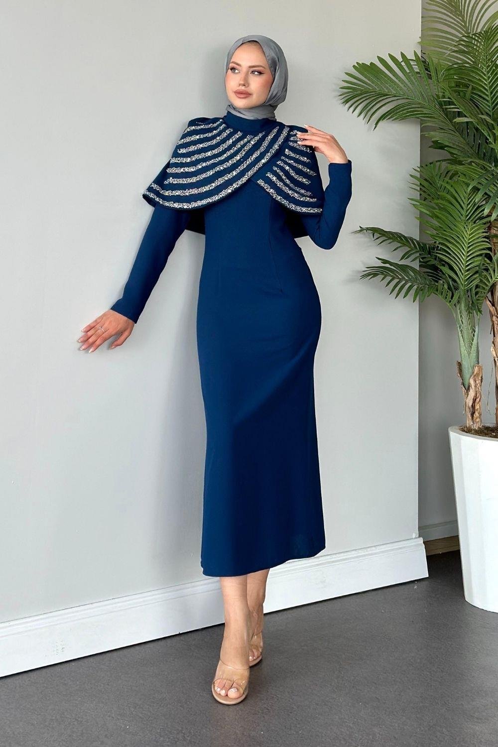 Sonay Abiye Lacivert 5787 