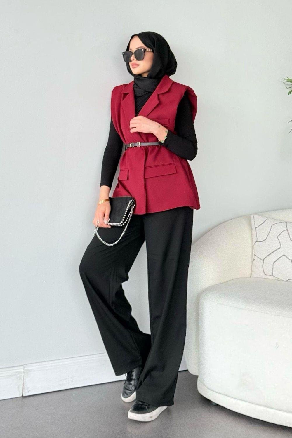 Zar Palazzo Pantolon Siyah 5879 