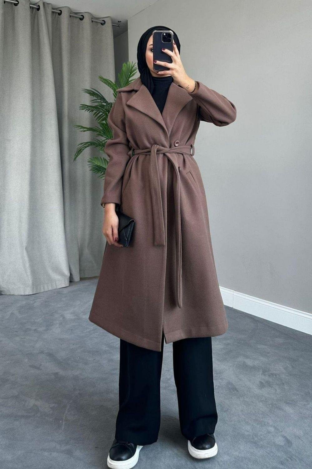 Rony KAşe Kaban Kahverengi 5930 