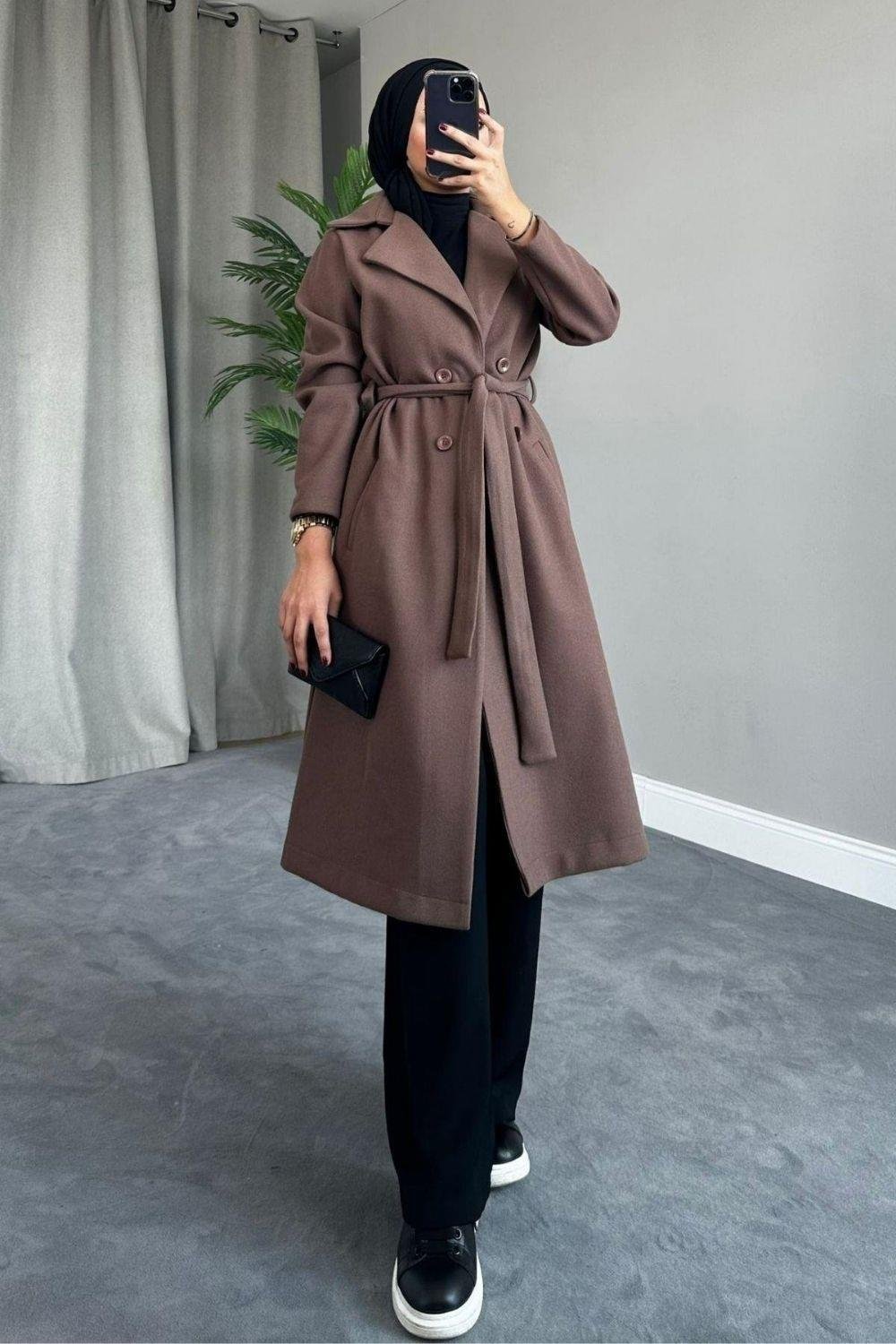 Rony KAşe Kaban Kahverengi 5930 