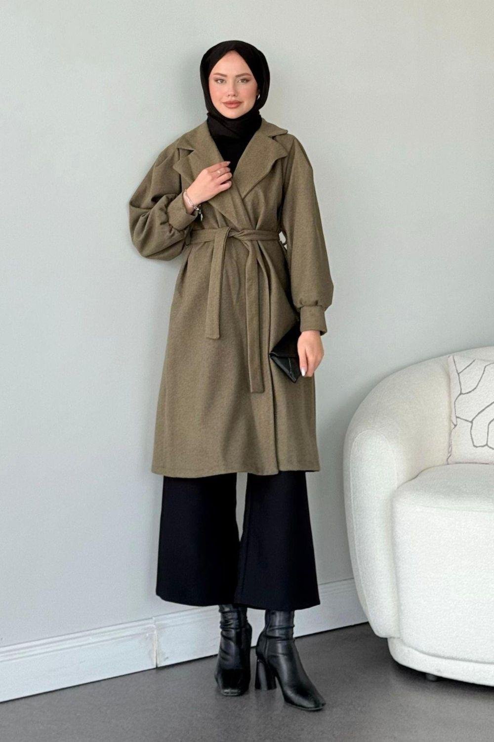 Mihver Kaşe Kaban Haki 5946 