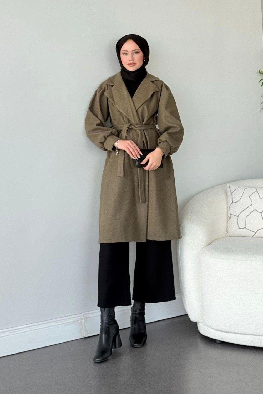 Mihver Kaşe Kaban Haki 5946 