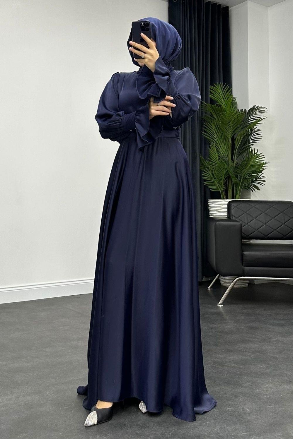 Rosy Abiye Lacivert 5983 