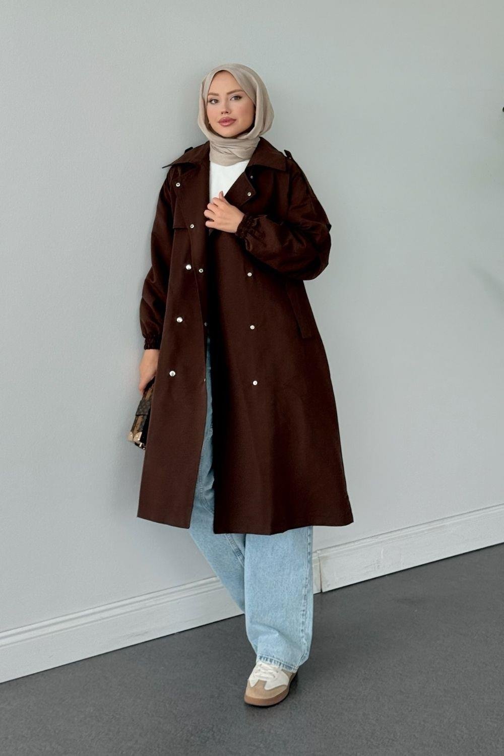 Maya Trençkot Kahverengi 5986 