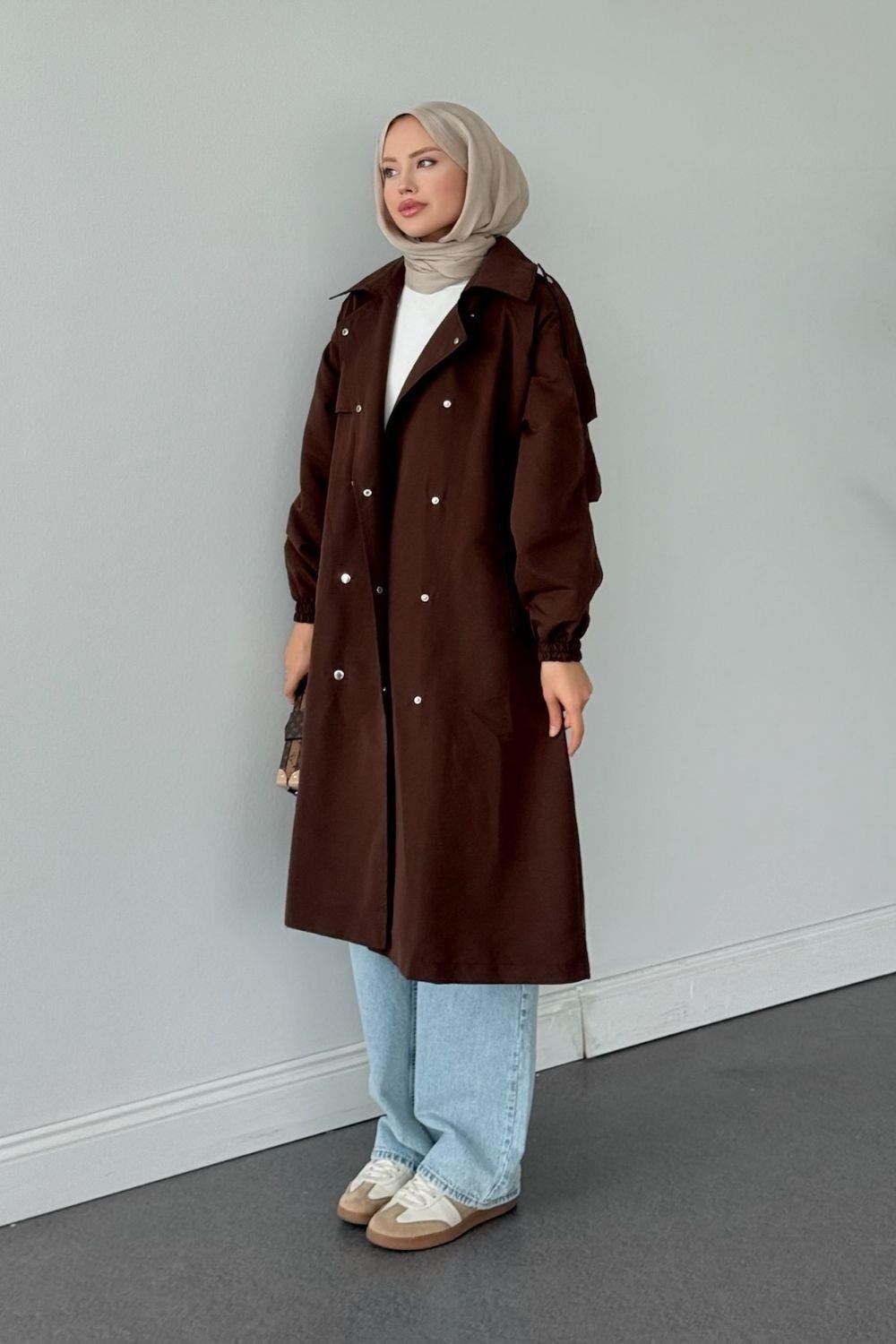 Maya Trençkot Kahverengi 5986 