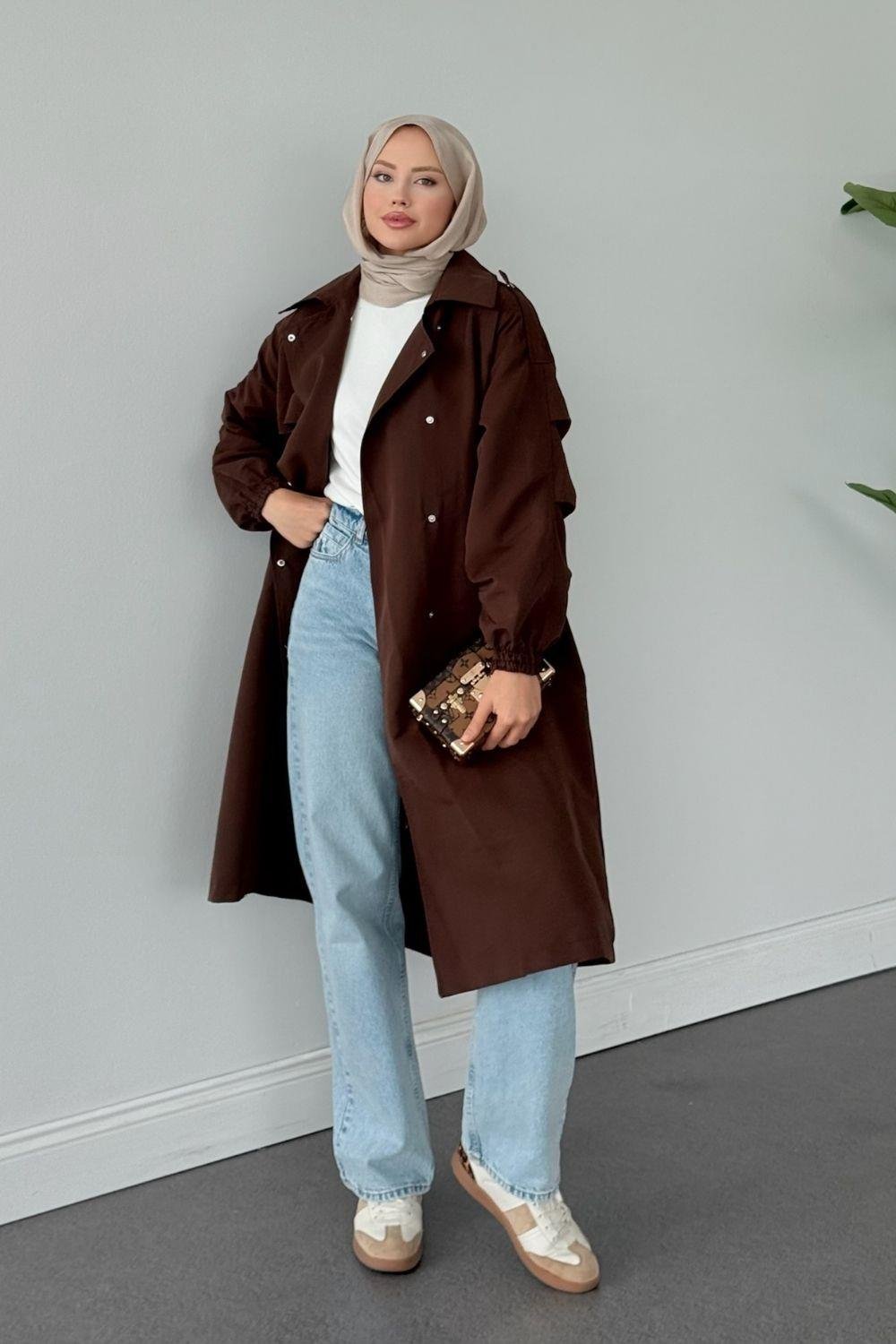 Maya Trençkot Kahverengi 5986 