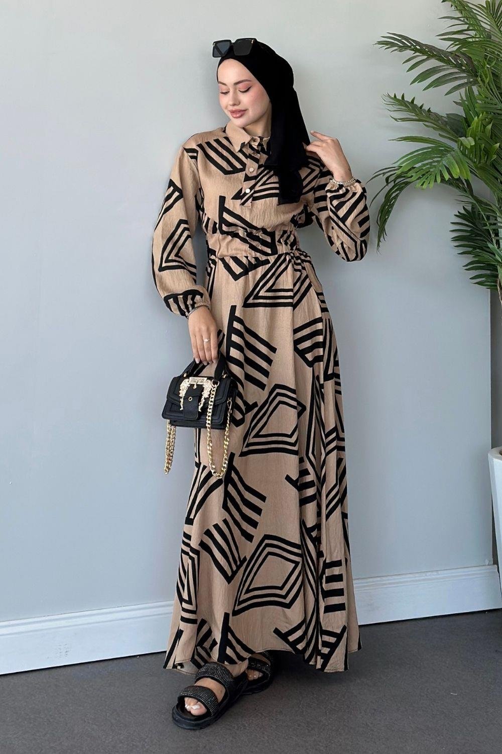 Saye Elbise Vizon 6016 