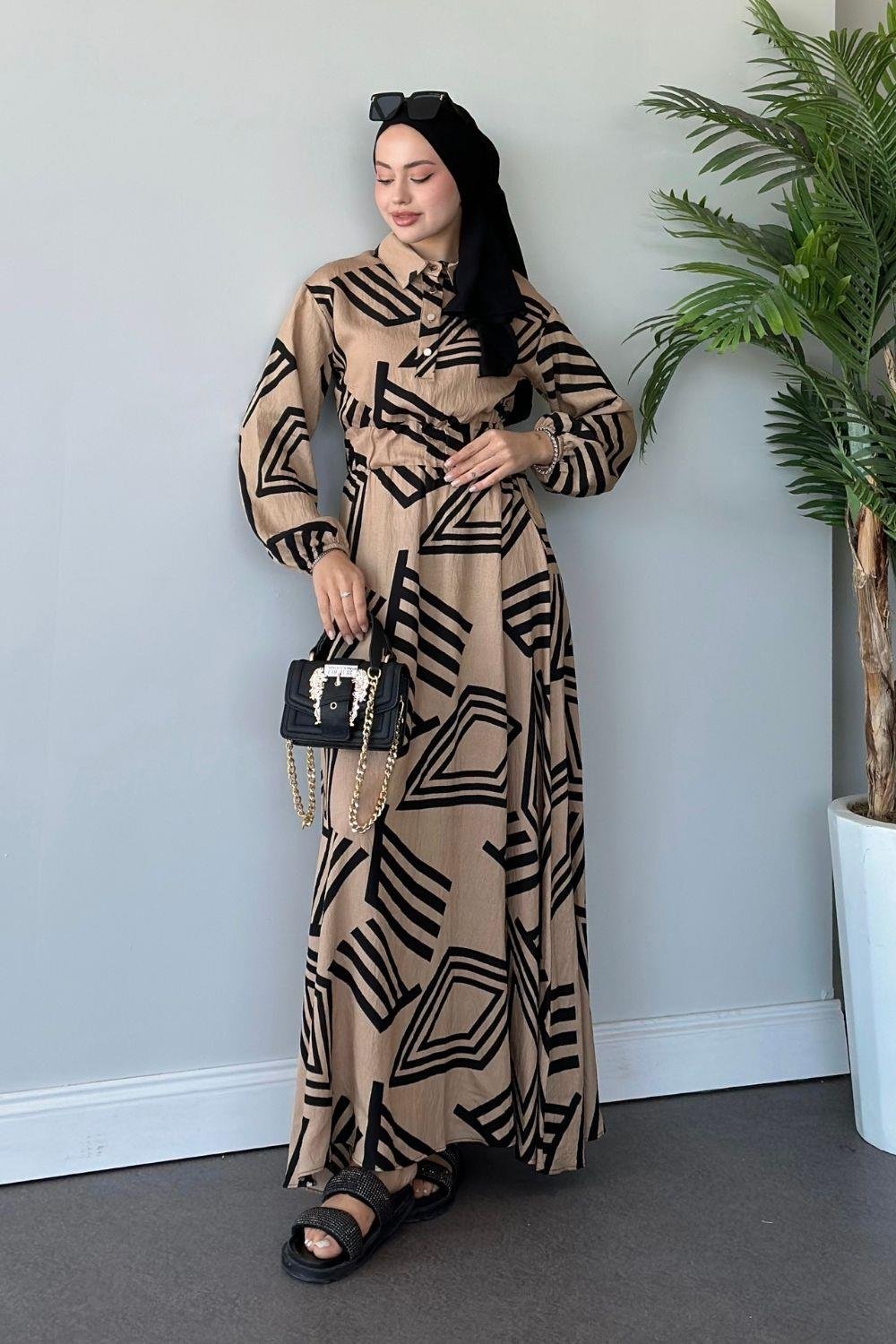 Saye Elbise Vizon 6016 