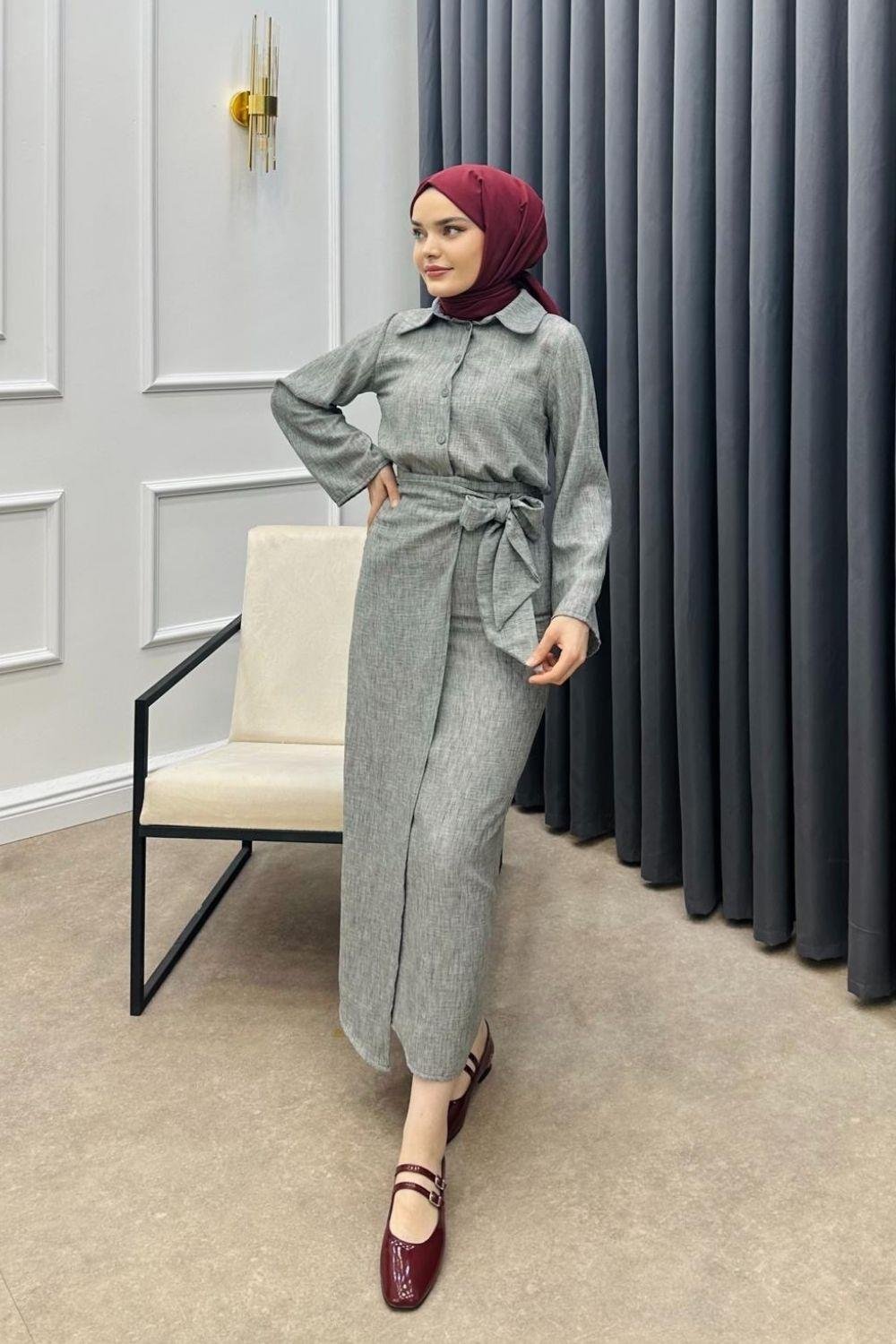 Berra Eteki Takım Gri 60276 