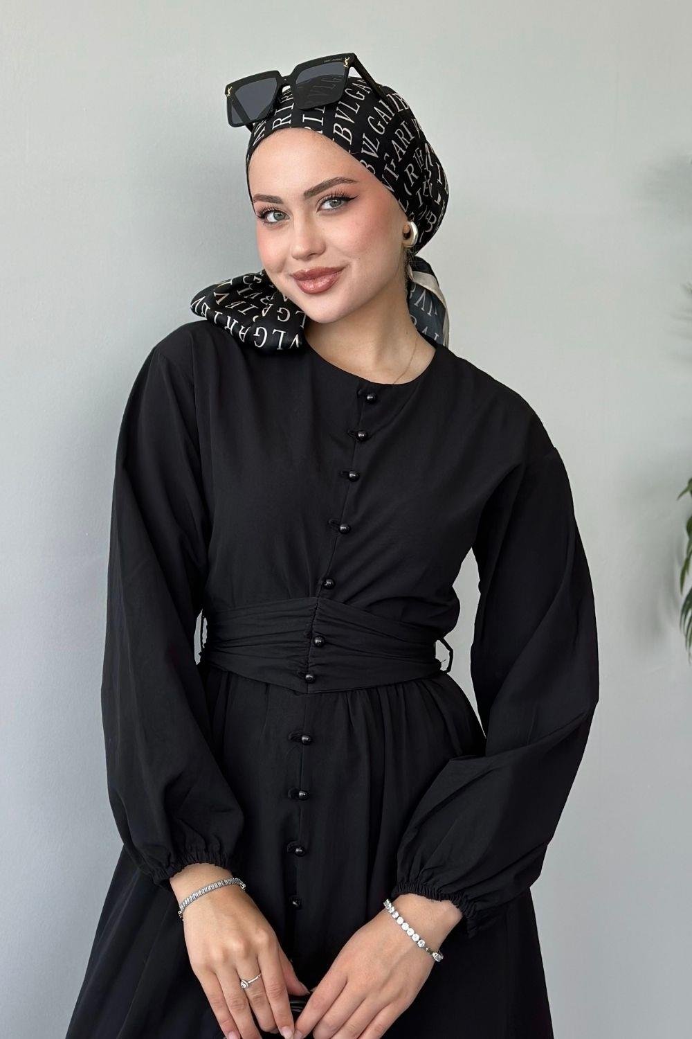 İzem Elbise Siyah 60400 