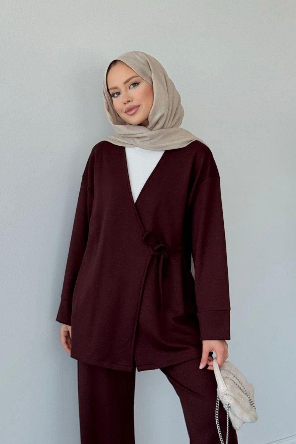 Küba Oysho Takım Kahverengi 6042 