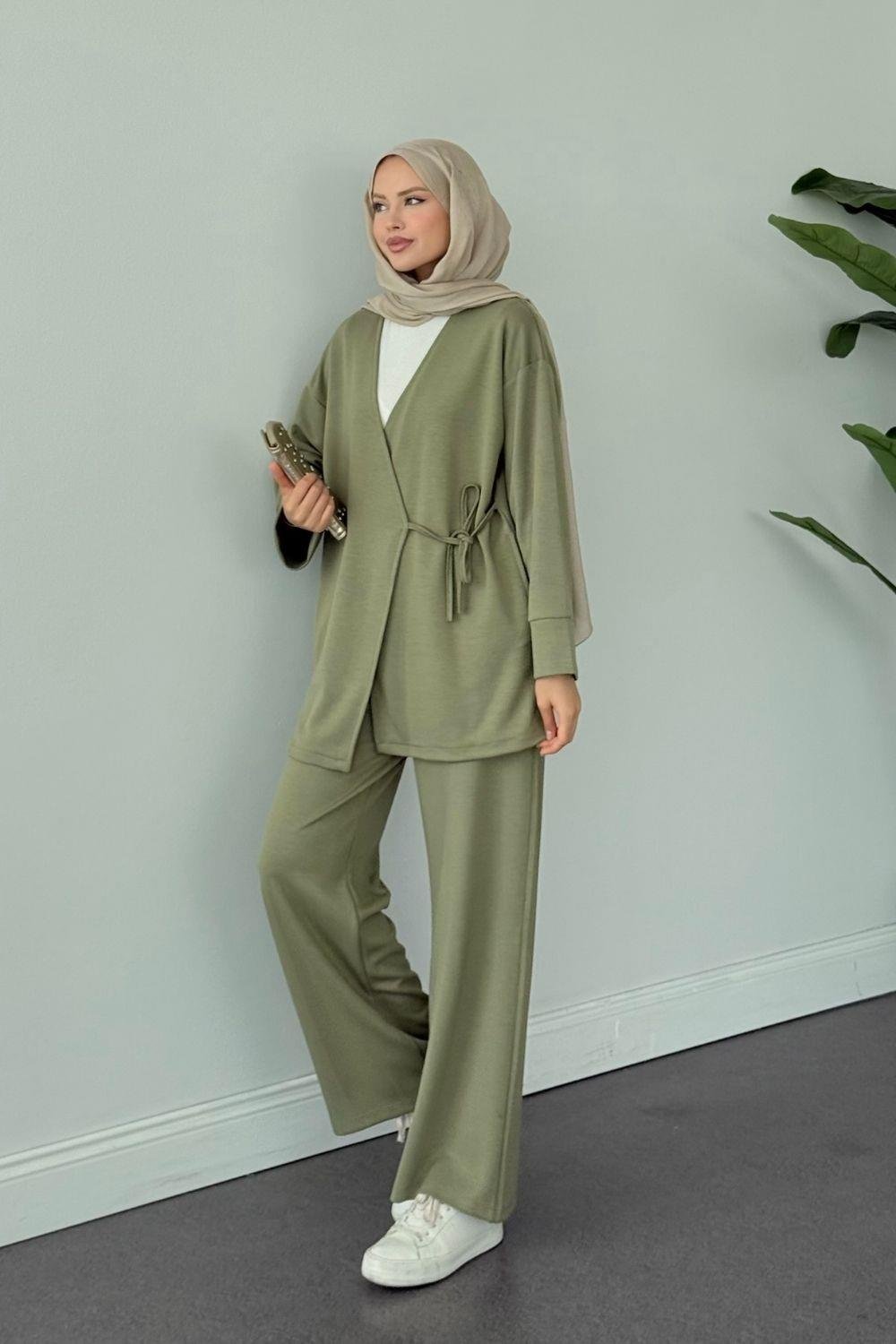 Küba Pantolon Takım Mint 6042 