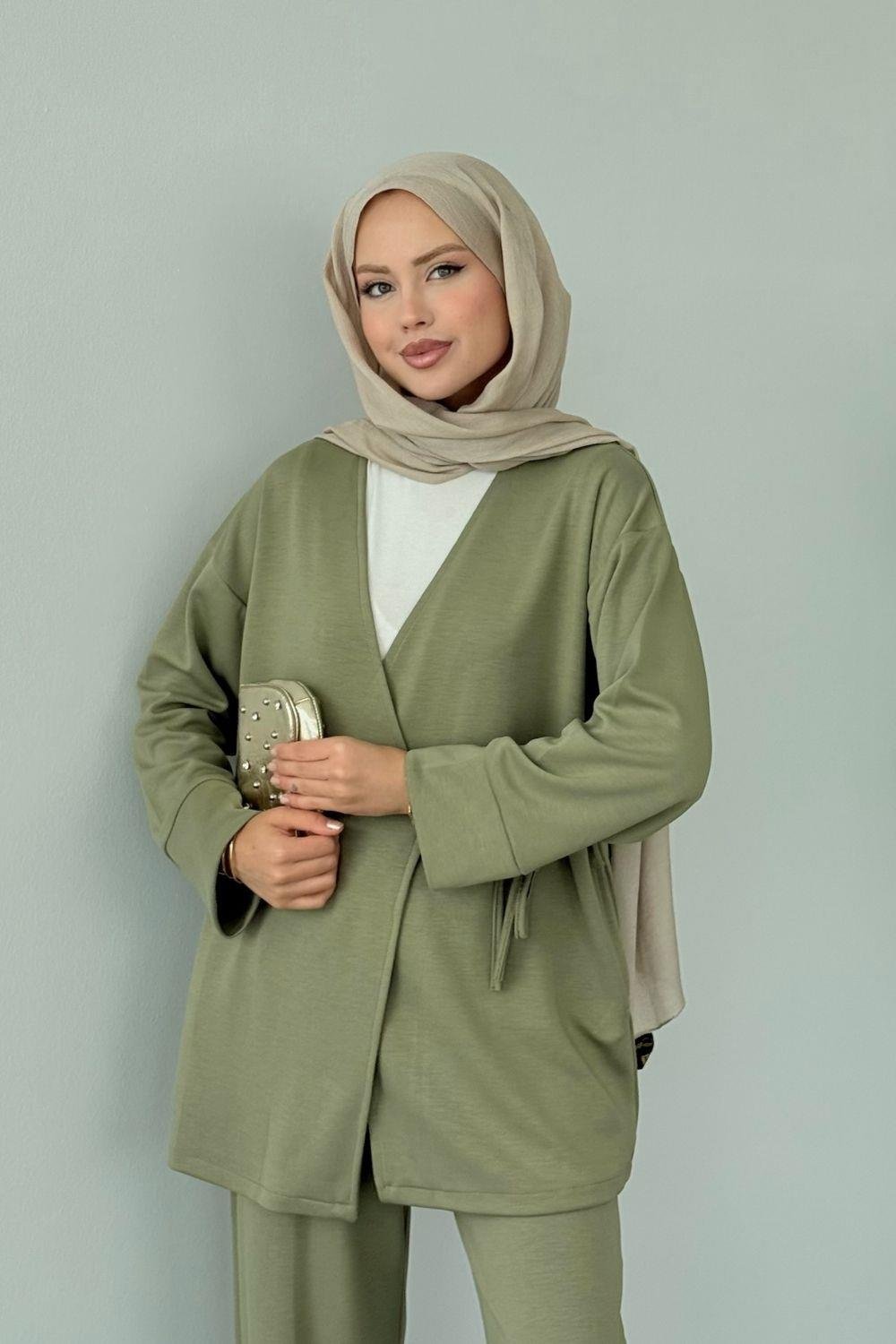 Küba Pantolon Takım Mint 6042 