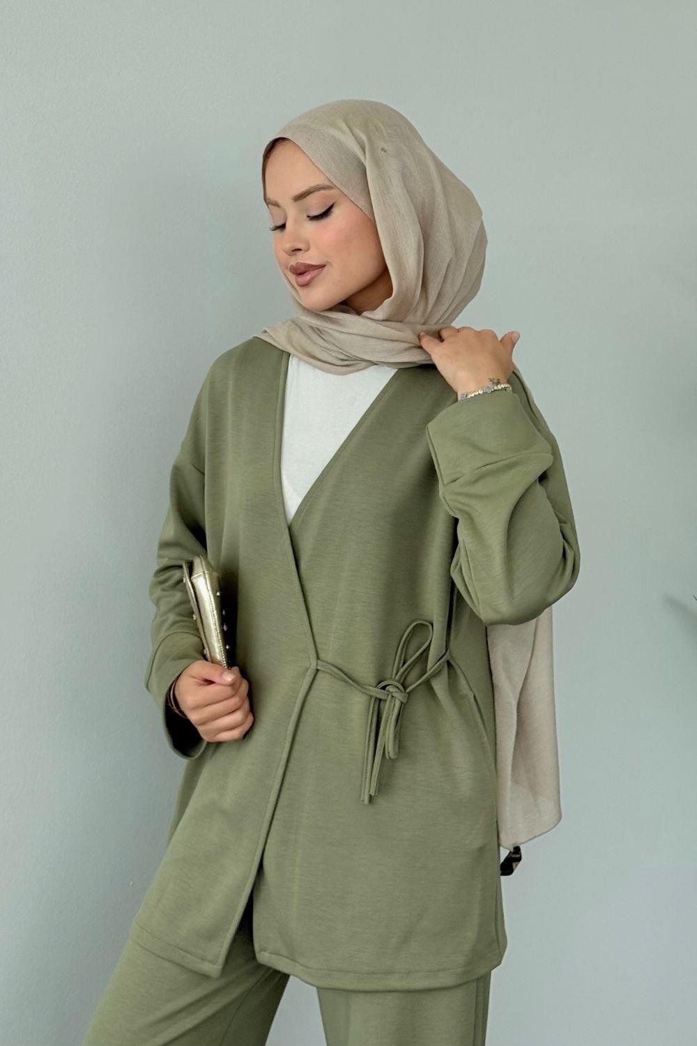 Küba Pantolon Takım Mint 6042 