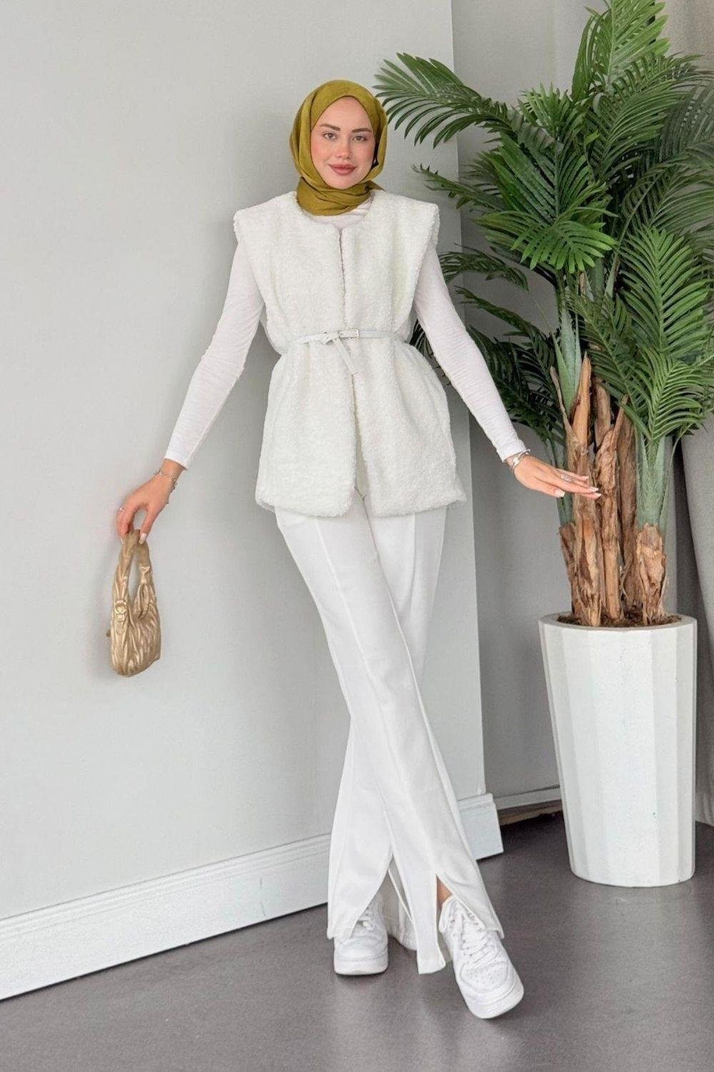 Holly Yelek Beyaz 6152 